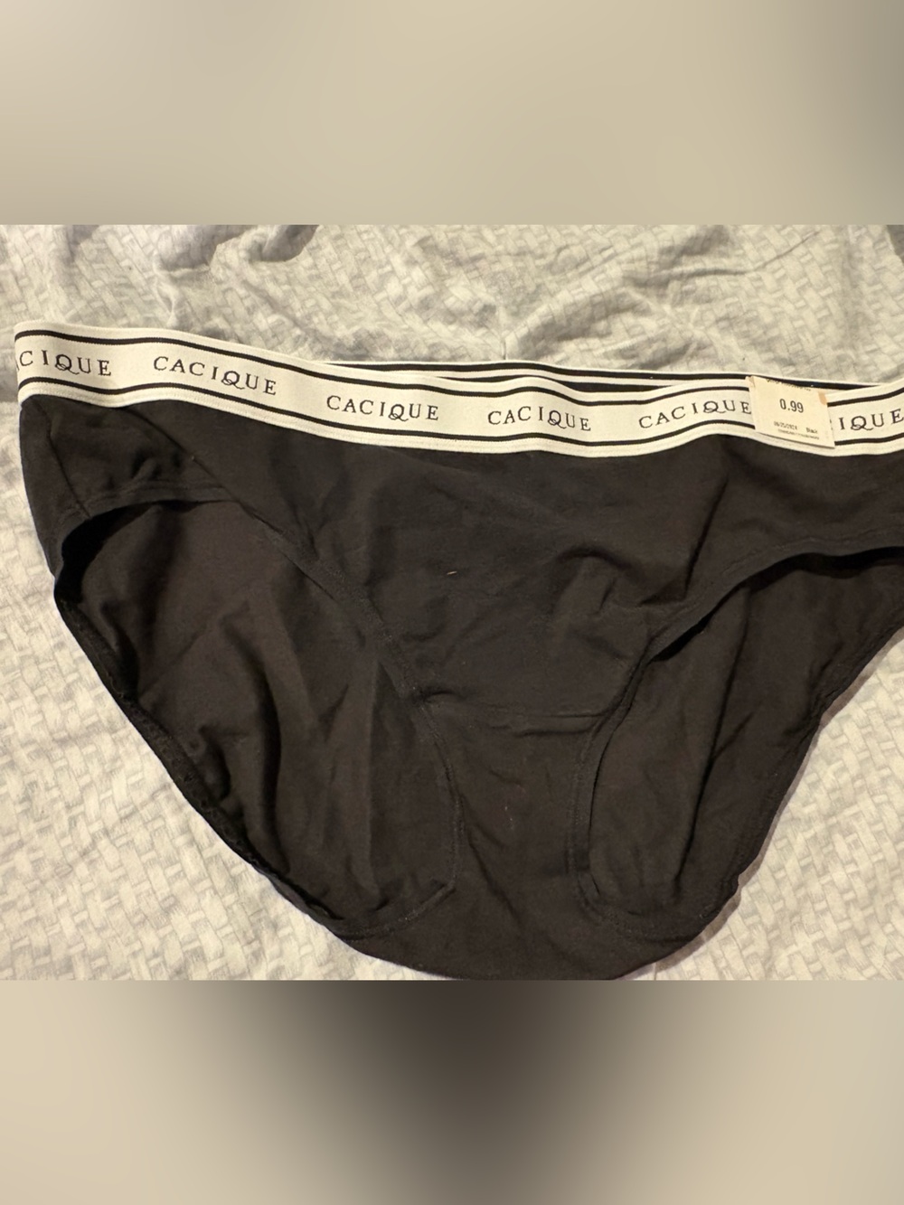 Cacique Black with Logo Waistband